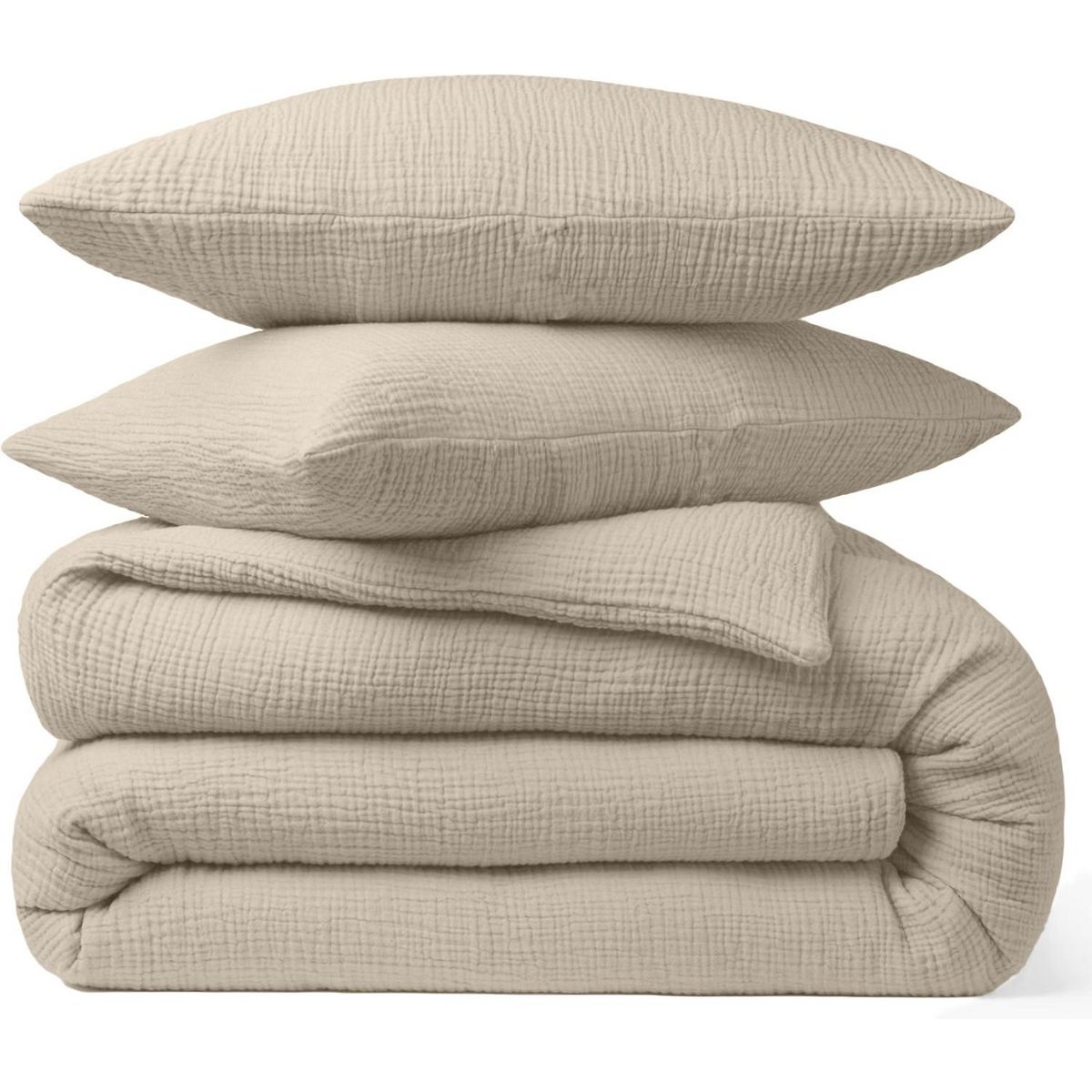 BATON ROUGE Taie d'oreiller 100% gaze de coton