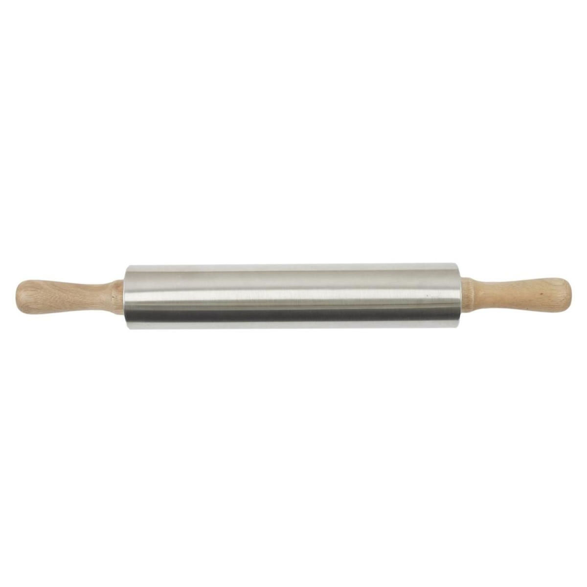 Paris Prix Rouleau à Pâtisserie Bois & Inox  Bima  42cm Argent