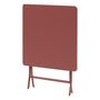 Voir la diapositive 4 : HESPERIDE Table de jardin pliante carrée 2 places GREENSBORO - Lie de vin