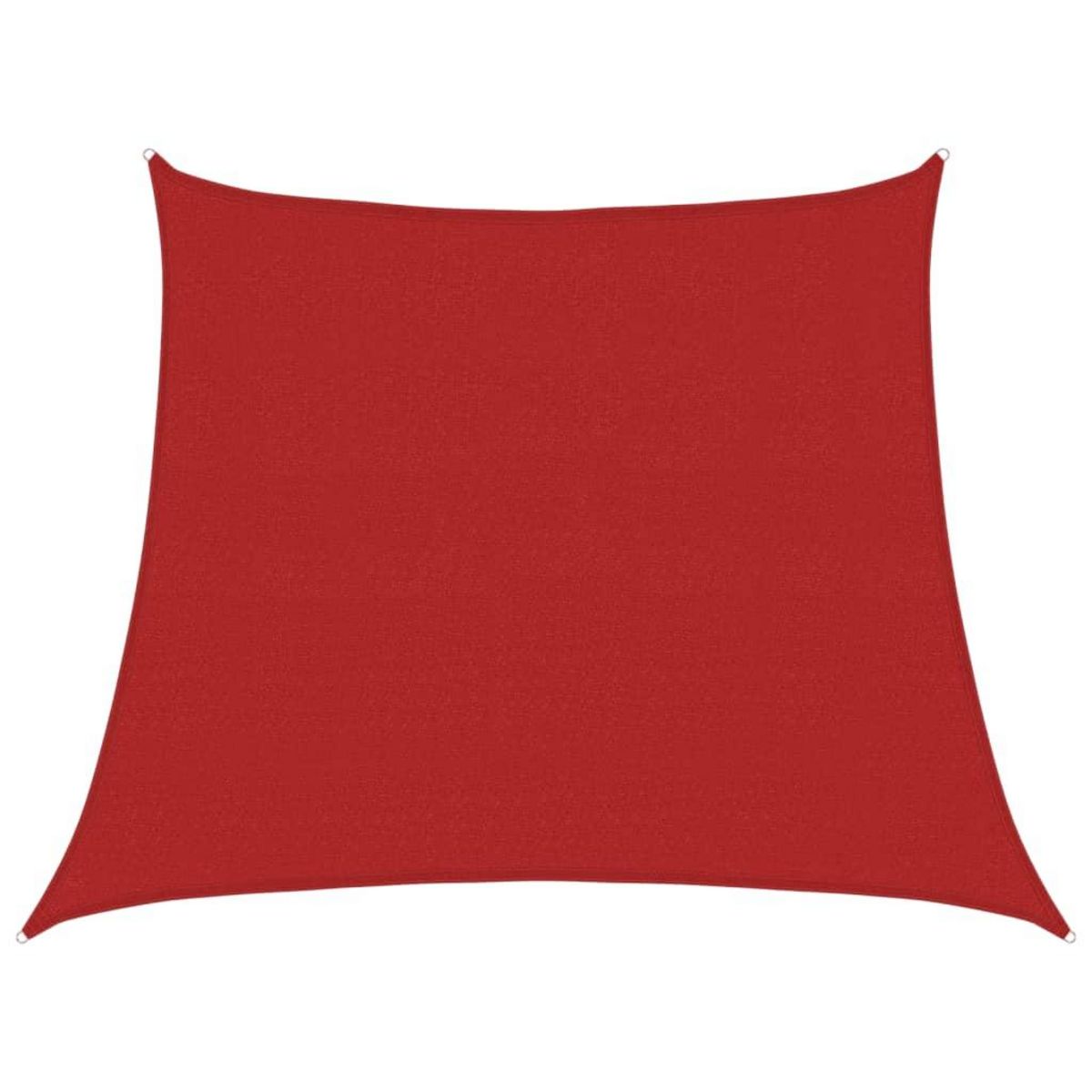 VIDAXL Voile d'ombrage 160 g/m^2 Rouge 3/4x3 m PEHD