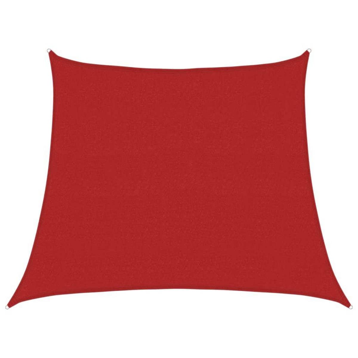 VIDAXL Voile d'ombrage 160 g/m^2 Rouge 3/4x3 m PEHD