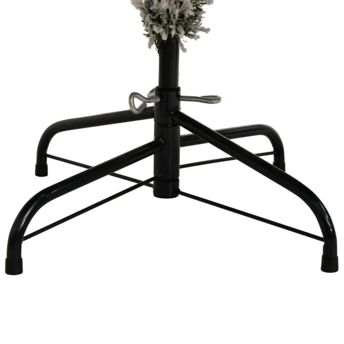 VIDAXL Sapin de Noël artificiel a charnieres avec neige floquee 300 cm