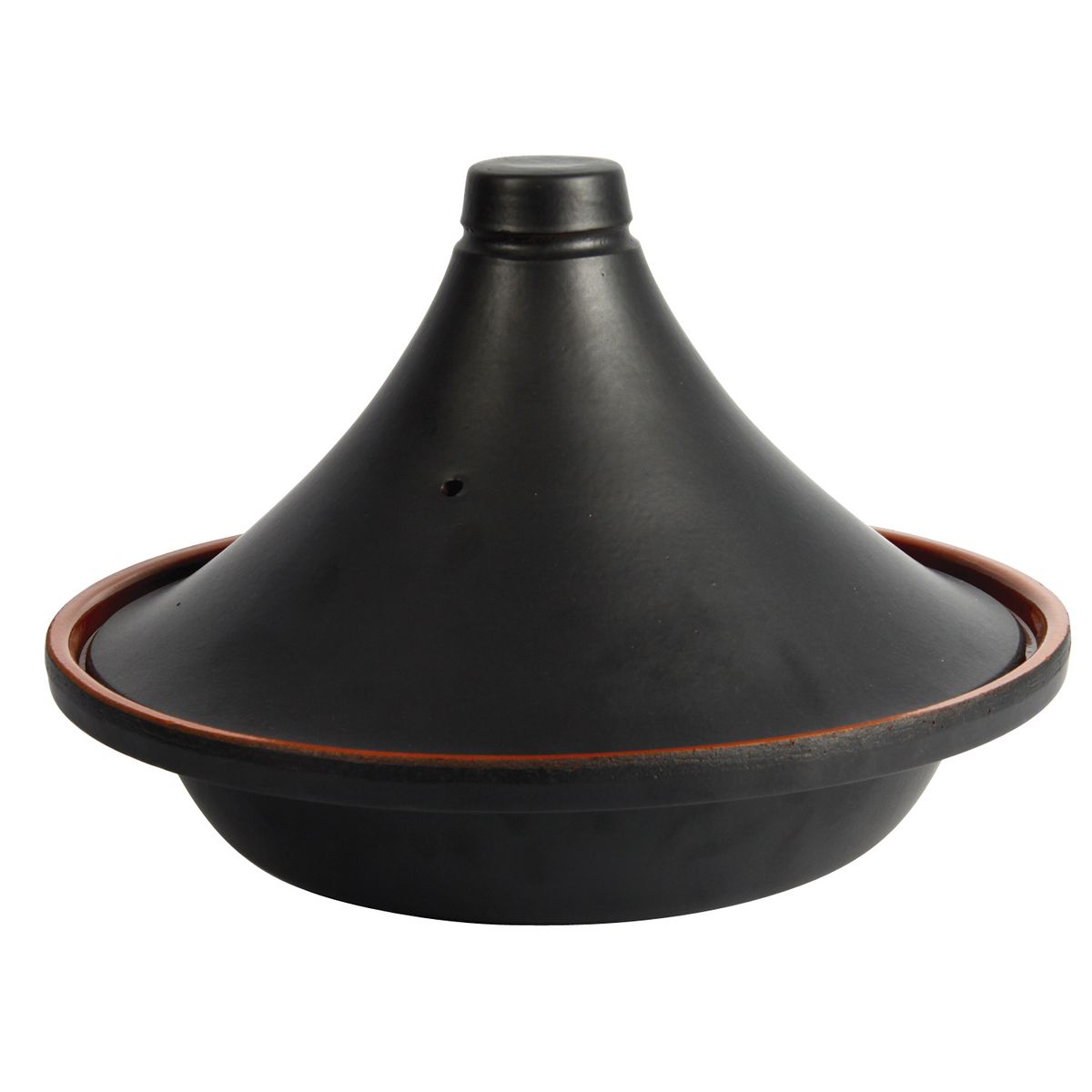 CREALYS Tajine en terre cuite 32cm noir