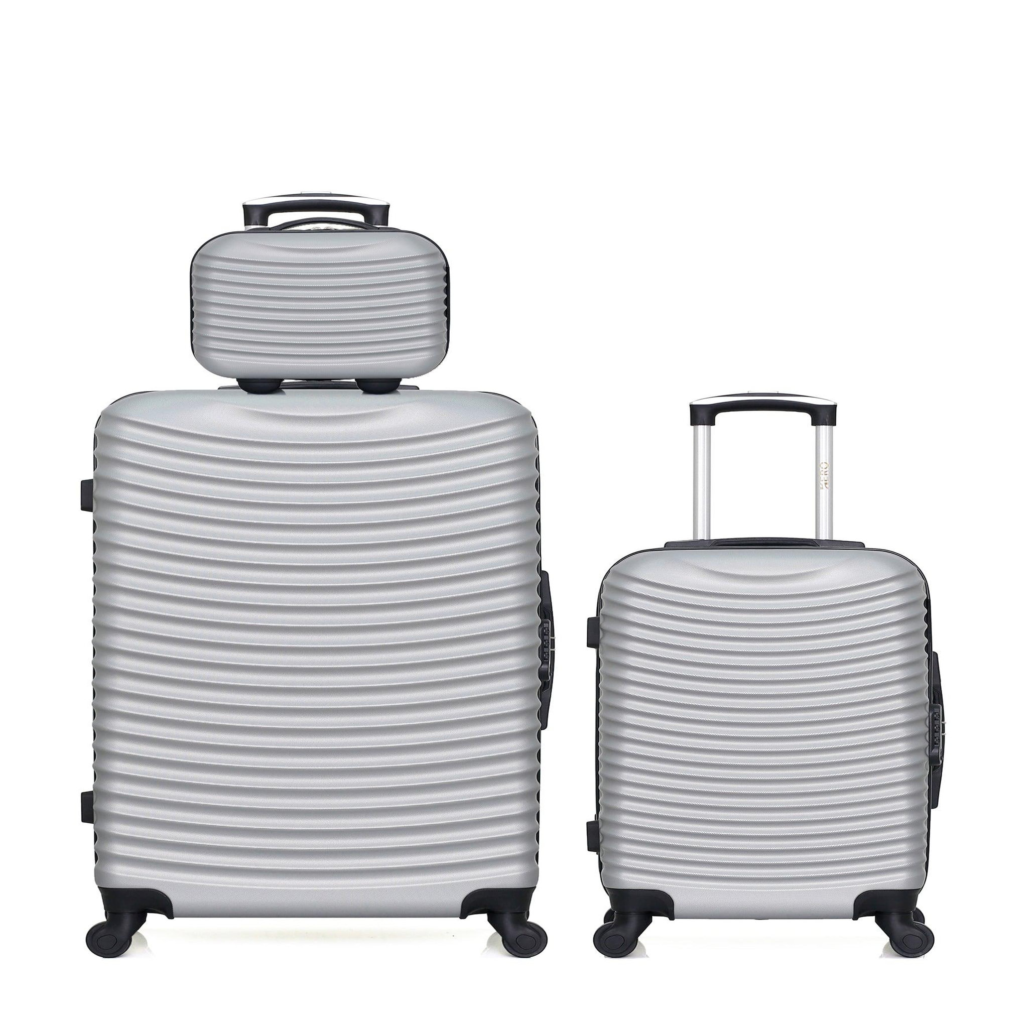 HERO Lot de 3 - valises grand format, cabine et vanity etna