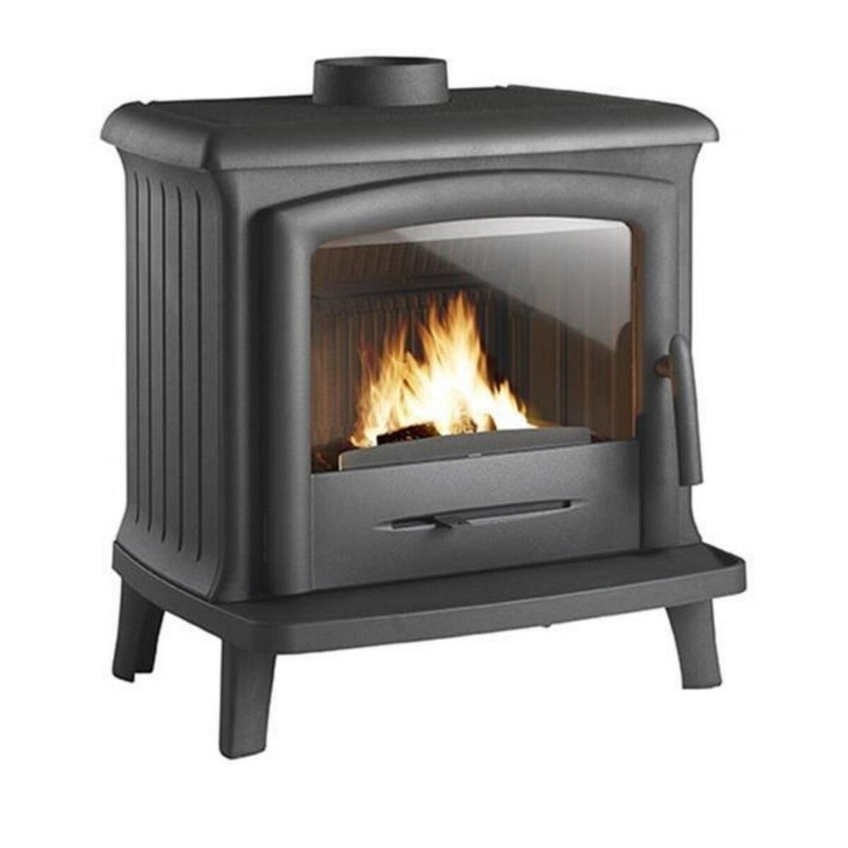 Invicta Poêle à bois fonte 6kw anthracite - 9121-44