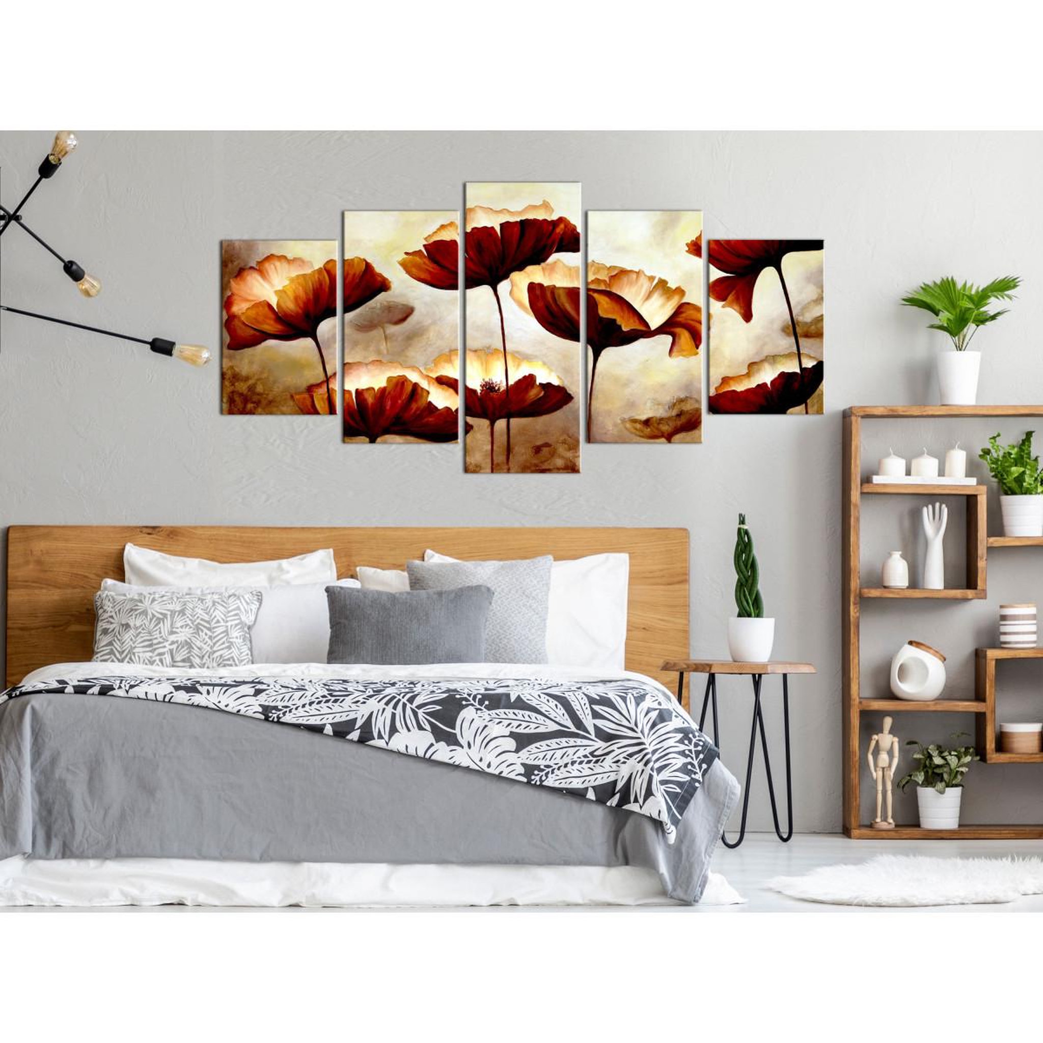 Voir la diapositive 2 : Paris Prix Tableau Imprimé 5 Panneaux  High Summer Wide