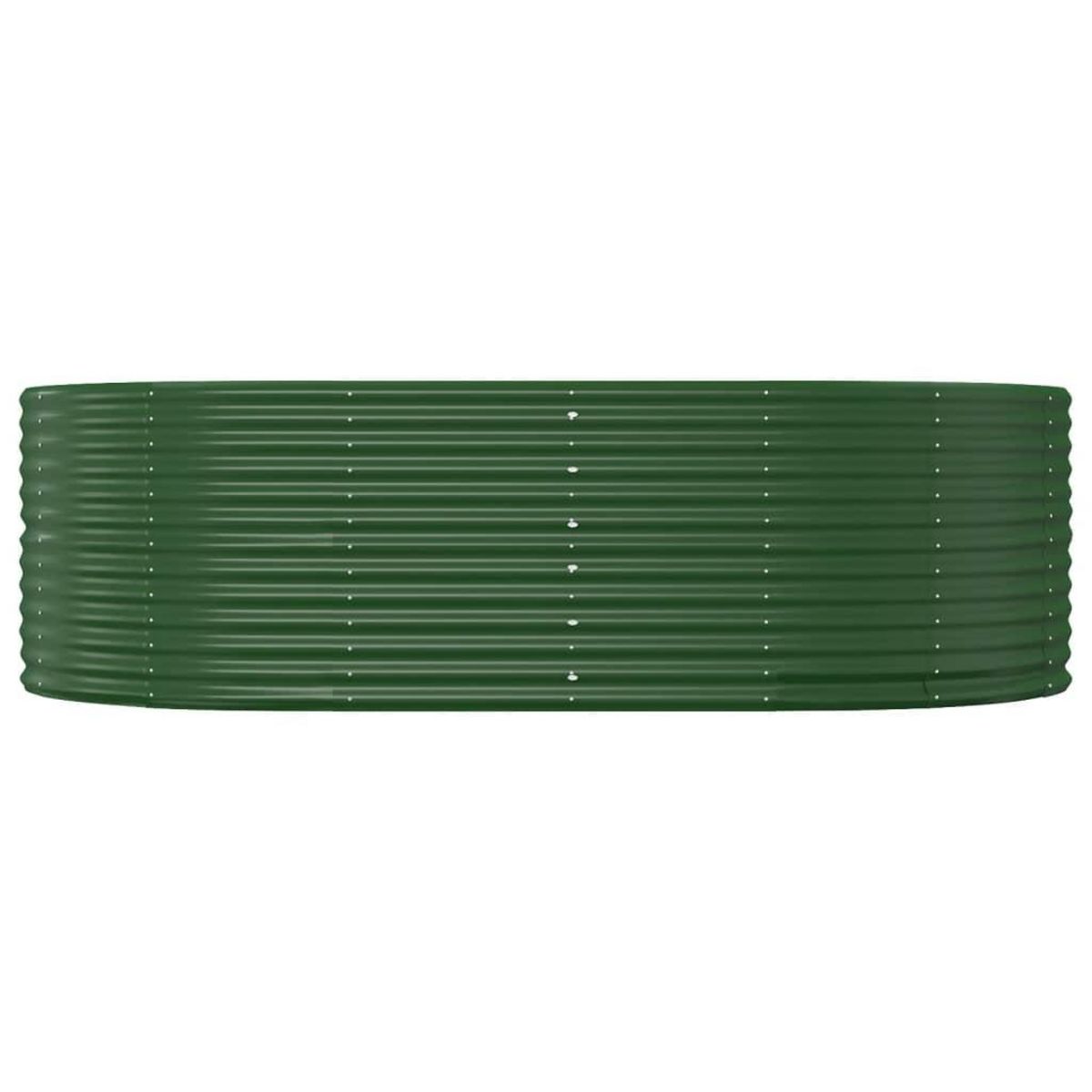 VIDAXL Lit sureleve de jardin Vert 212x140x68cm Acier enduit de poudre