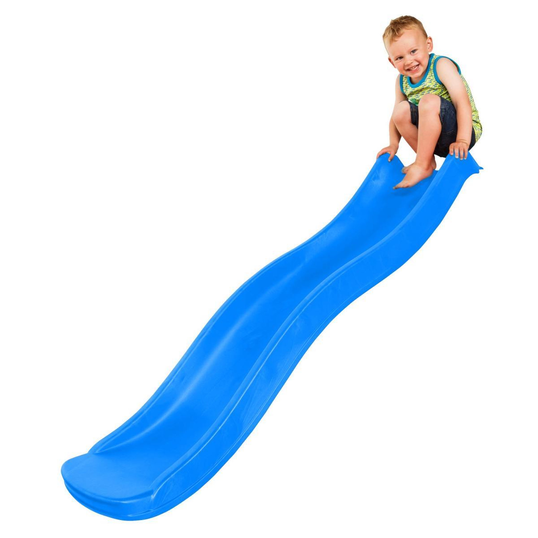 Voir la diapositive 3 : Axi House Toboggan Sky175 raccord eau bleu 175 cm