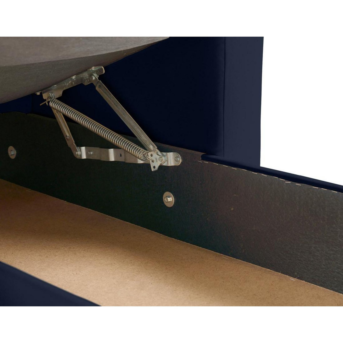 BEST MOBILIER Martha - canapé d'angle réversible 4 places - convertible avec coffre - en tissu