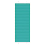 VIDAXL Store plisse vert petrole 70x200 cm largeur du tissu 69,4 cm