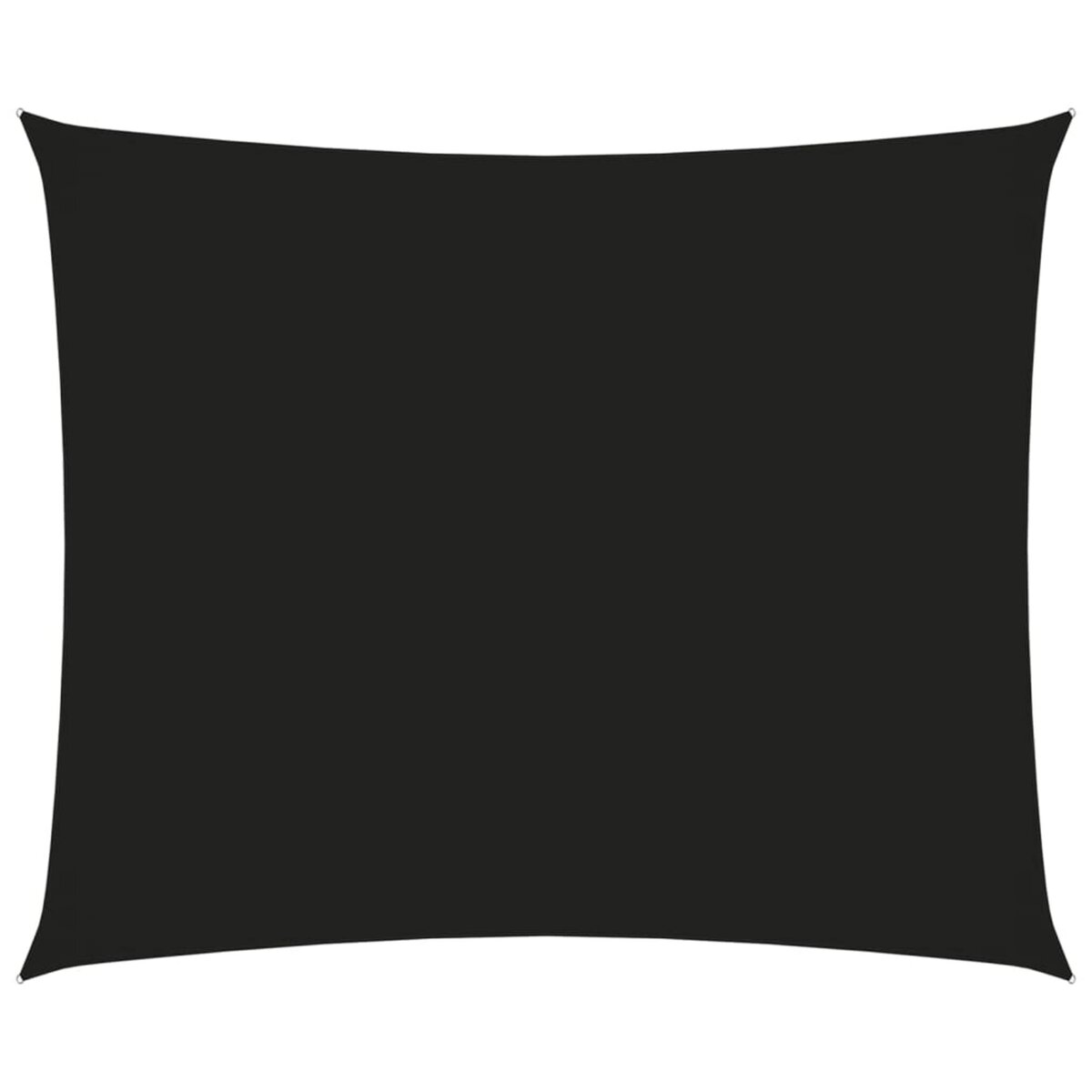 VIDAXL Voile de parasol Tissu Oxford rectangulaire 2x3 m Noir
