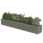 Voir la diapositive 4 : VIDAXL Lit sureleve a gabion Acier galvanise 360x50x50 cm