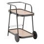 Voir la diapositive 1 : HESPERIDE Desserte de jardin en aluminium EASINESS - Honey et graphite
