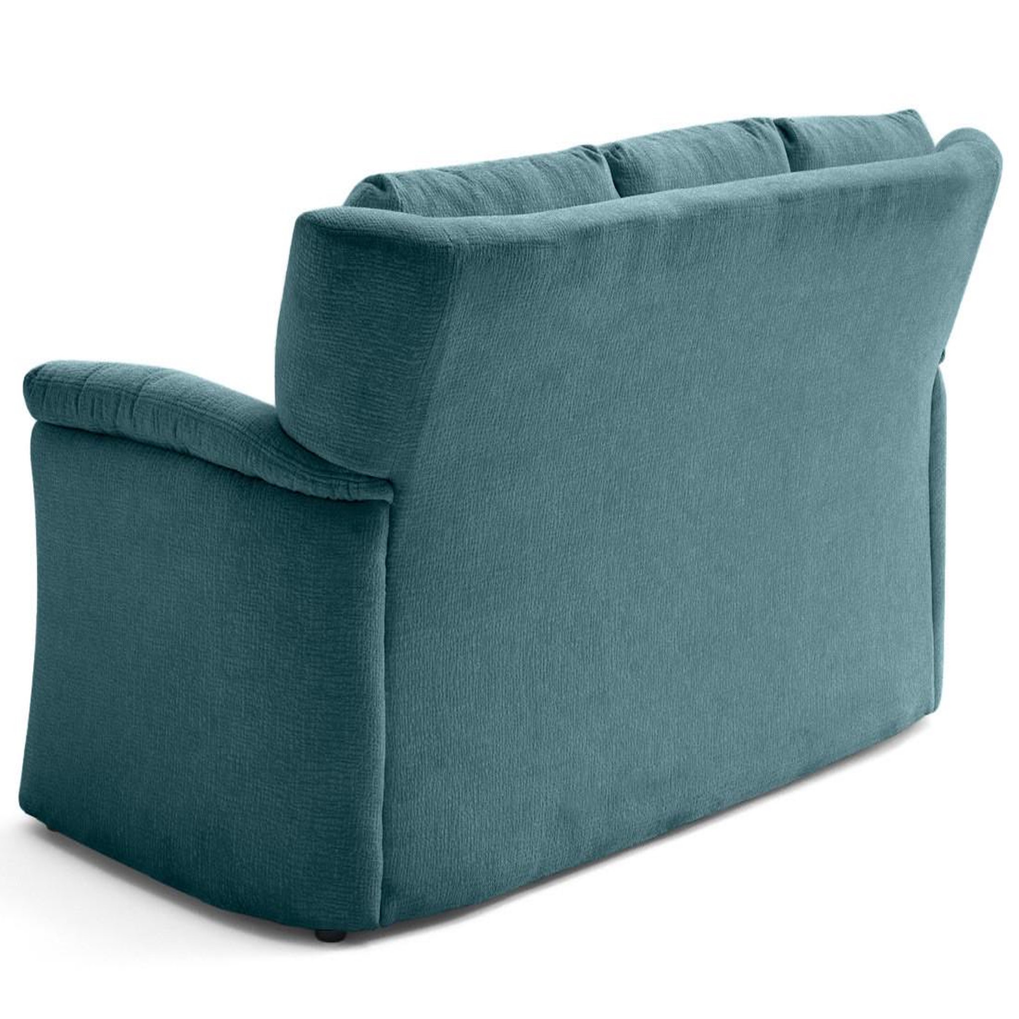 Voir la diapositive 6 : LISA DESIGN Bastille - canapé droit 3 places en tissu velours relief
