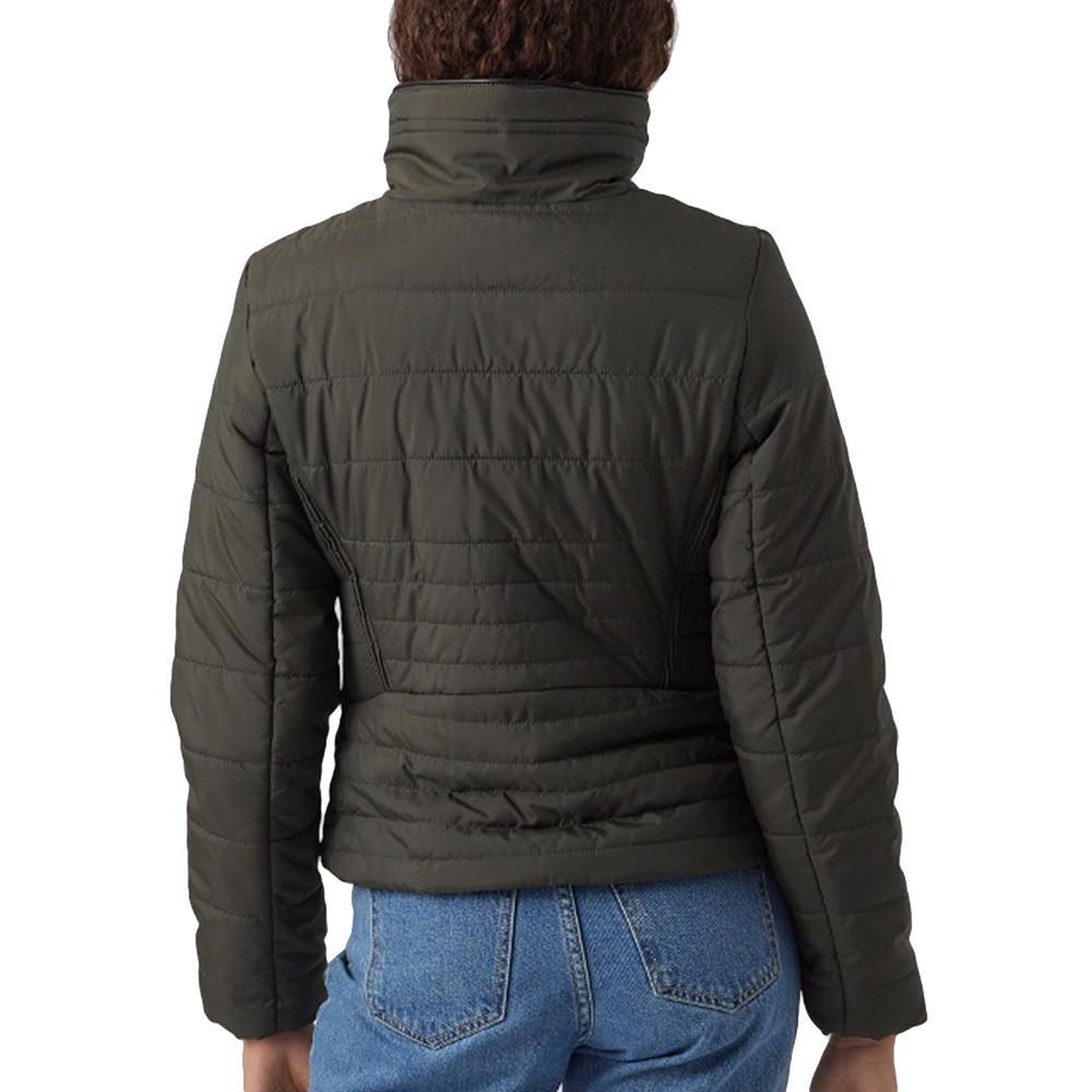 Voir la diapositive 2 : Vero Moda Doudoune Grise Femme Vero Moda Clarisa