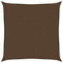 Voir la diapositive 2 : VIDAXL Voile d'ombrage 160 g/m^2 Marron 3x3 m PEHD