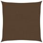 Voir la diapositive 2 : VIDAXL Voile d'ombrage 160 g/m^2 Marron 3x3 m PEHD