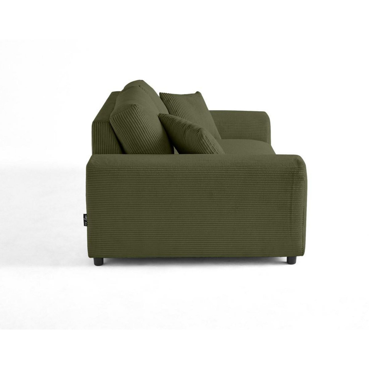 LISA DESIGN Garance - canapé droit 2 places - en velours côtelé