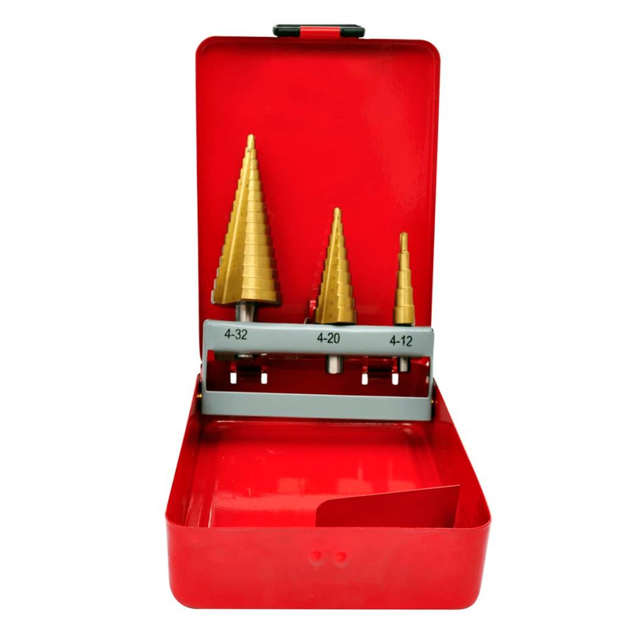 VIDAXL Kit de 3 Forets coniques a etage HSS