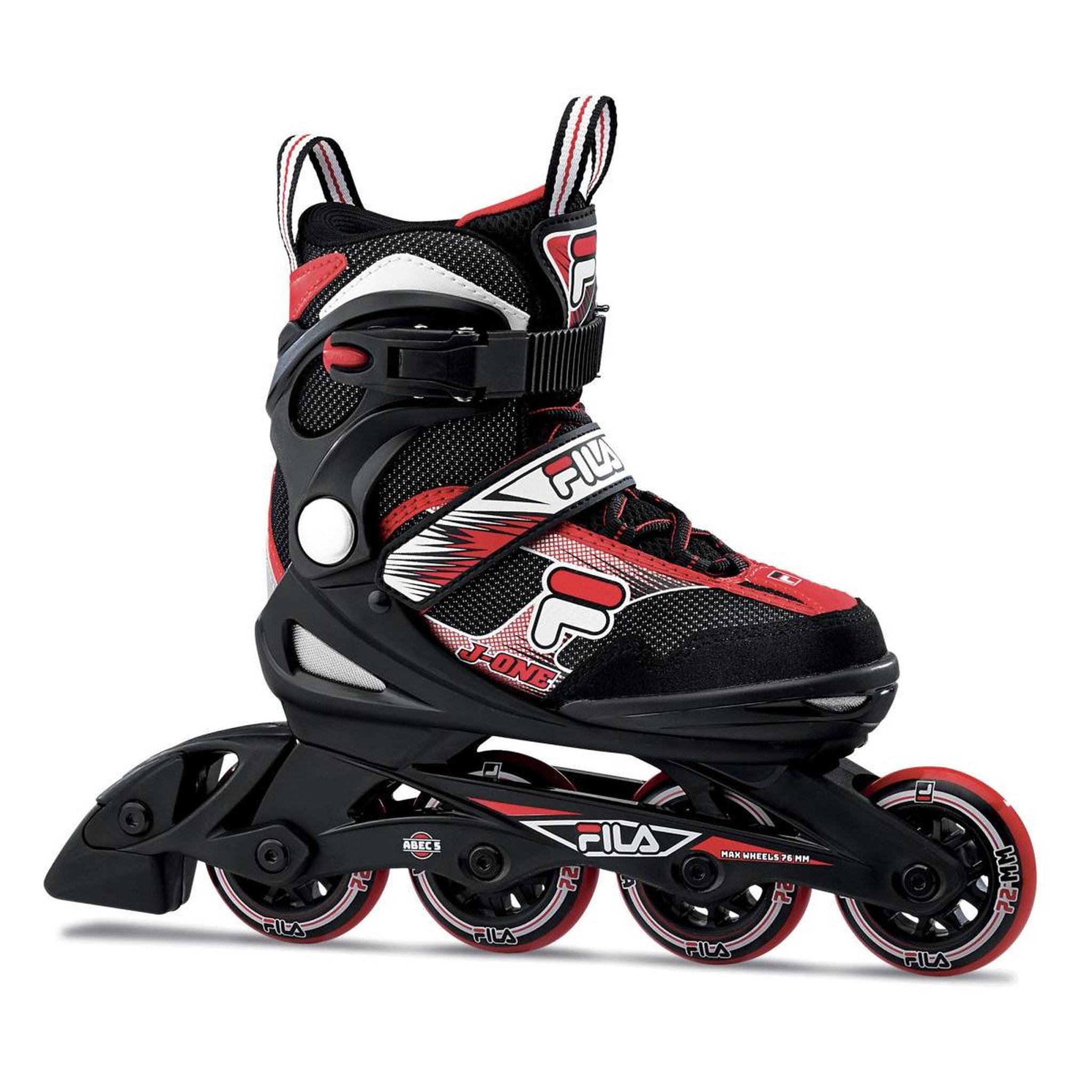 Voir la diapositive 3 : FILA Pack Fila jr j-one noir/rouge T32-36 + tripack+ casque