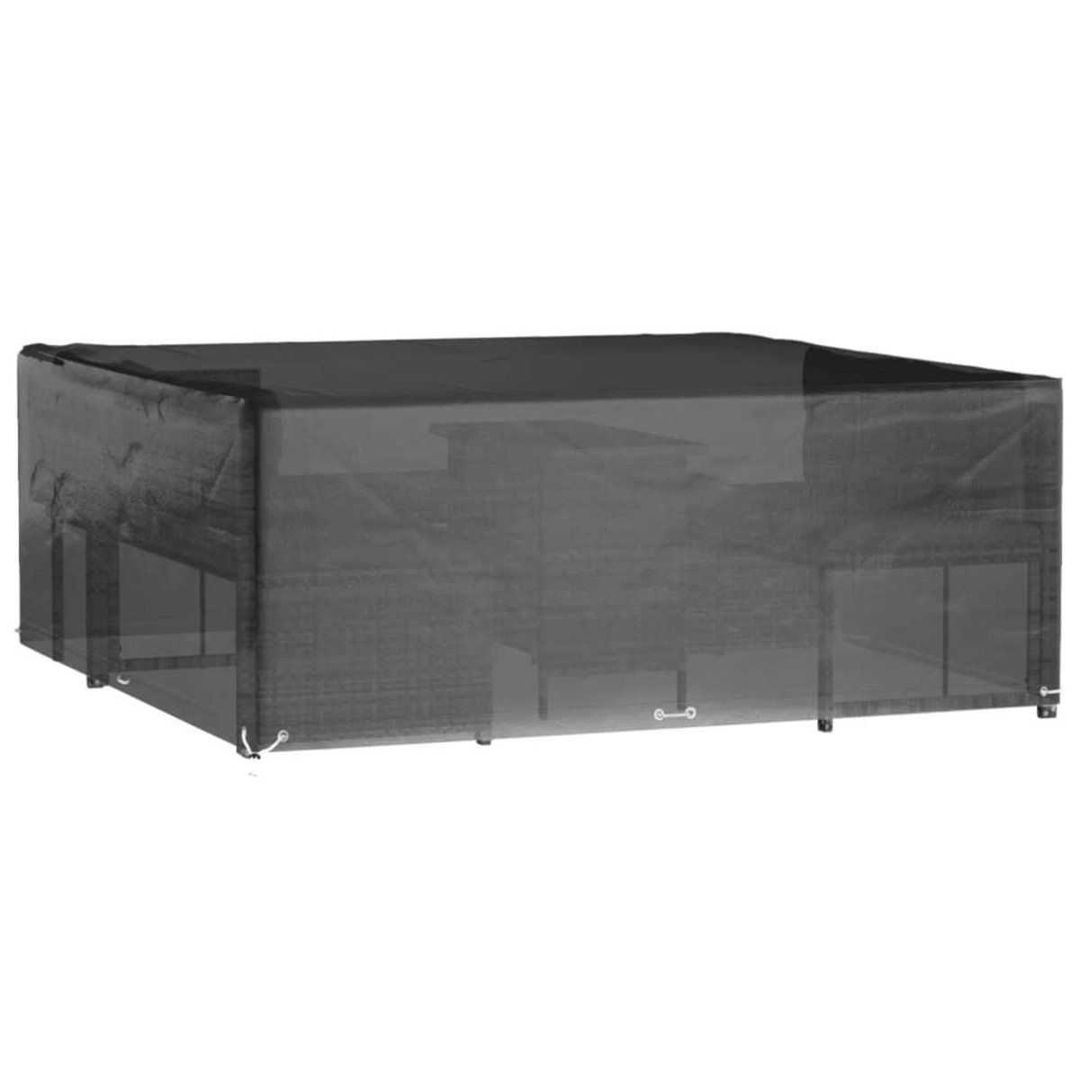 VIDAXL Housse de salon de jardin 16 œillets 250x250x90 cm carre