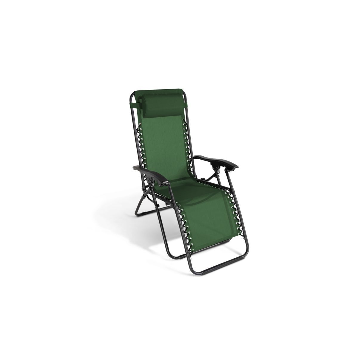 Inkazen Lot de 2 fauteuils de jardin relax vert