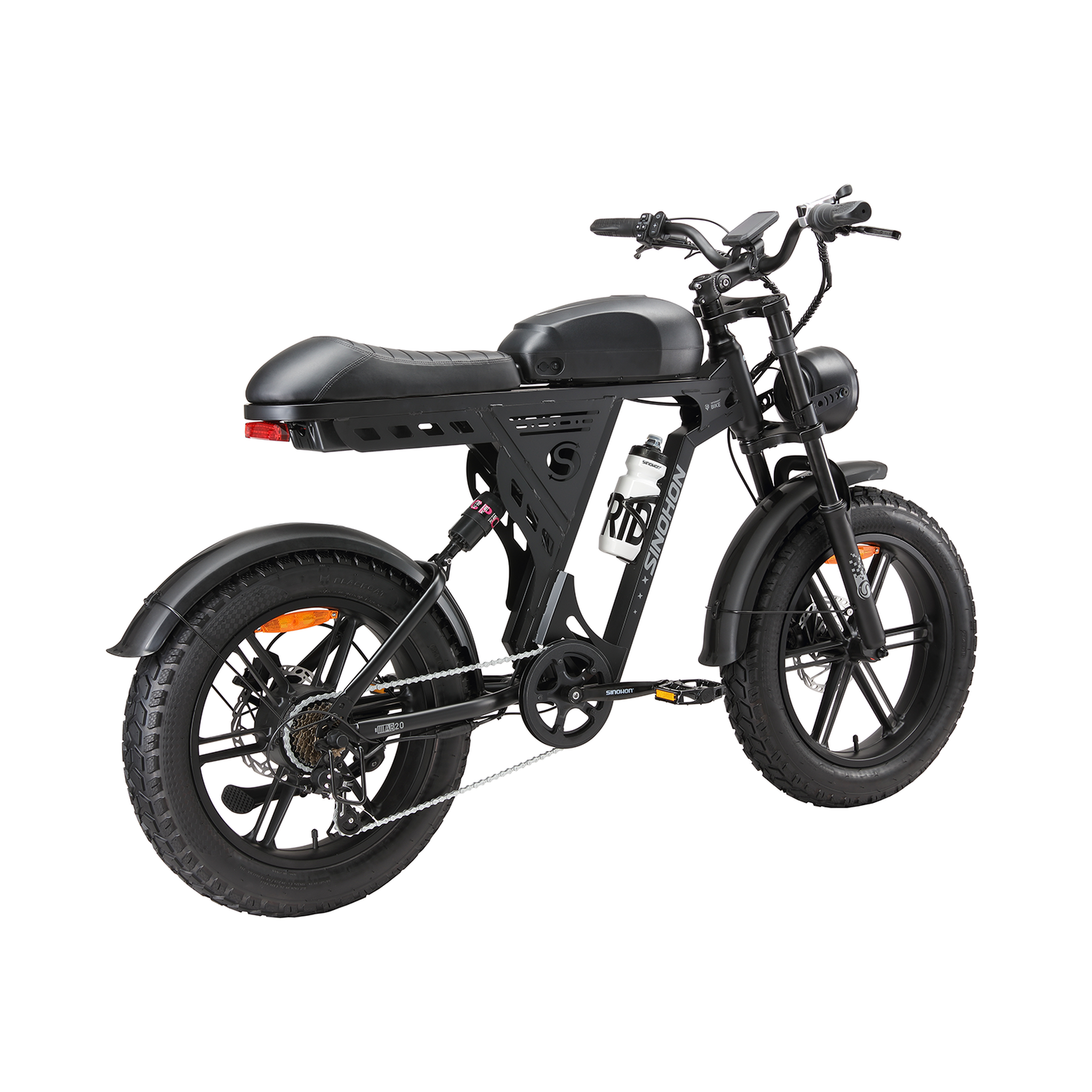 Voir la diapositive 5 : SINOHON Vélo électrique tout-terrain sinohon ab20, pneus larges 20 pouces, noir
