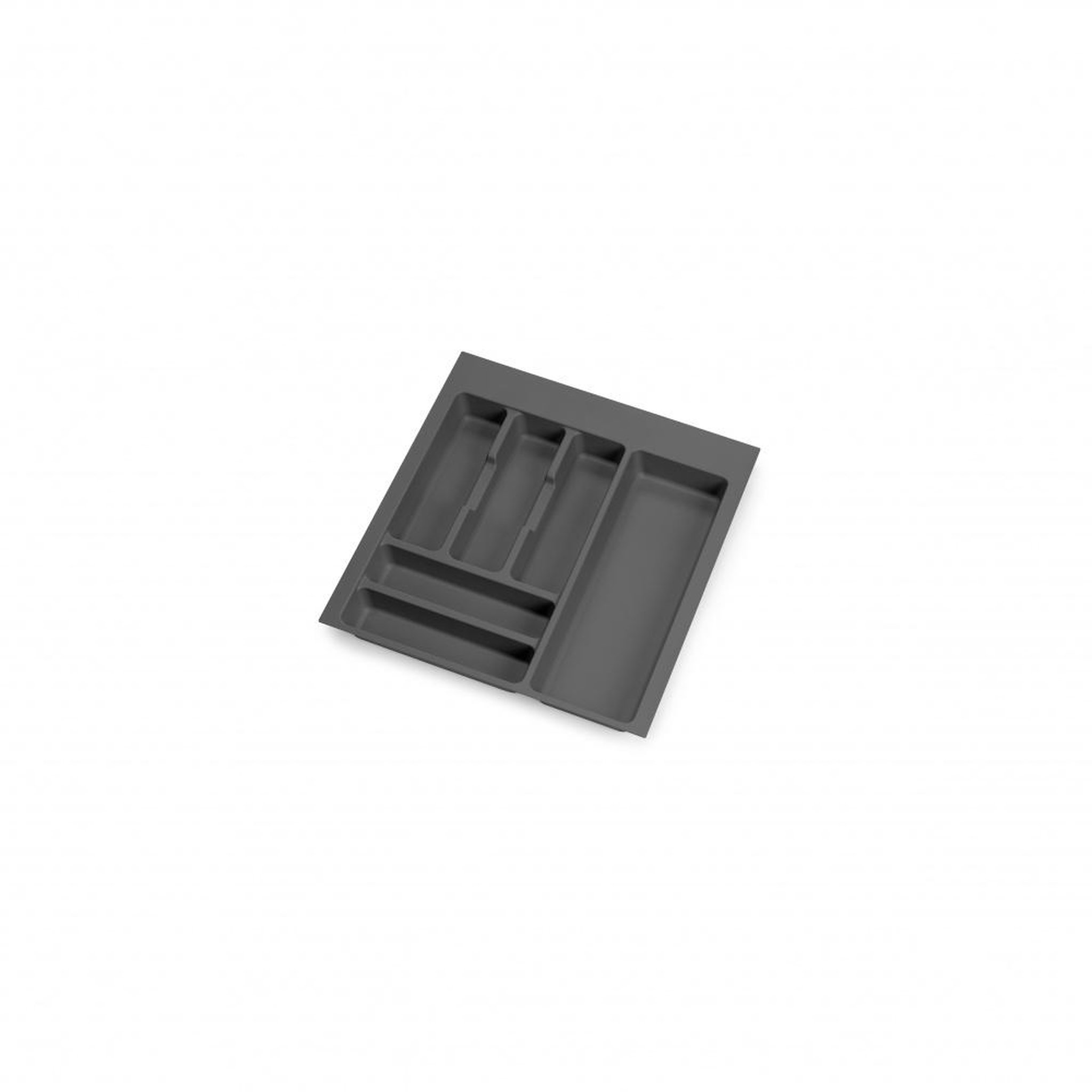 EMUCA SRL range-couverts Optima pour tiroir universel -  module 500mm -  Plastique -  Gris antracite