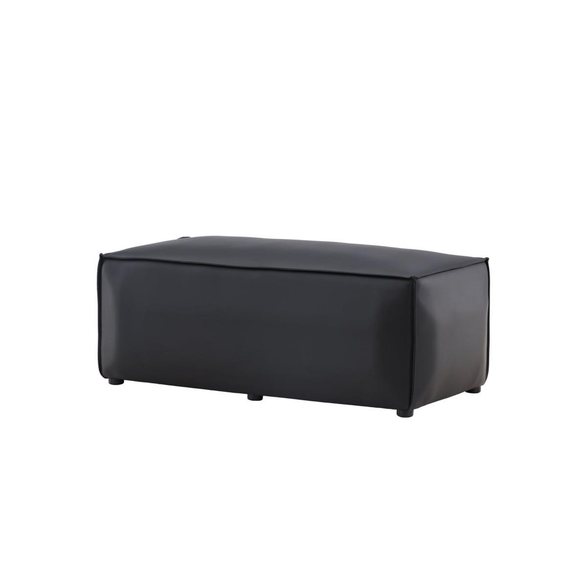 Voir la diapositive 5 : Paris Prix Banc pouf design  palermo  119cm noir
