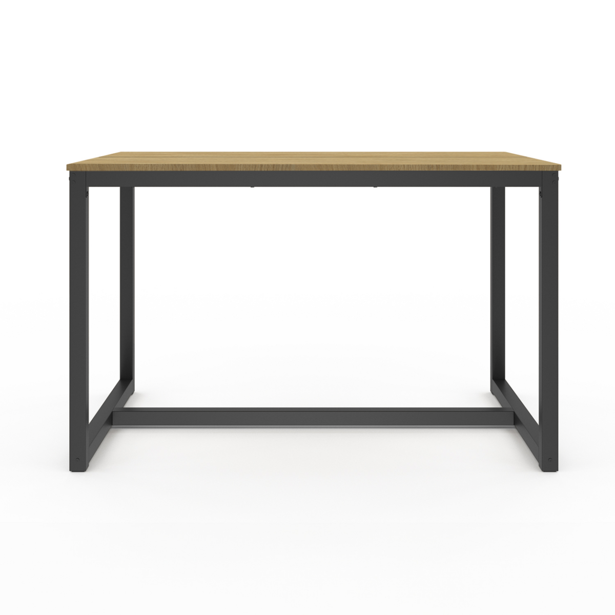 ID MARKET Table à manger rectangle DETROIT 6 personnes design industriel 120 cm