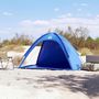 Voir la diapositive 3 : VIDAXL Tente de plage bleu azure impermeable