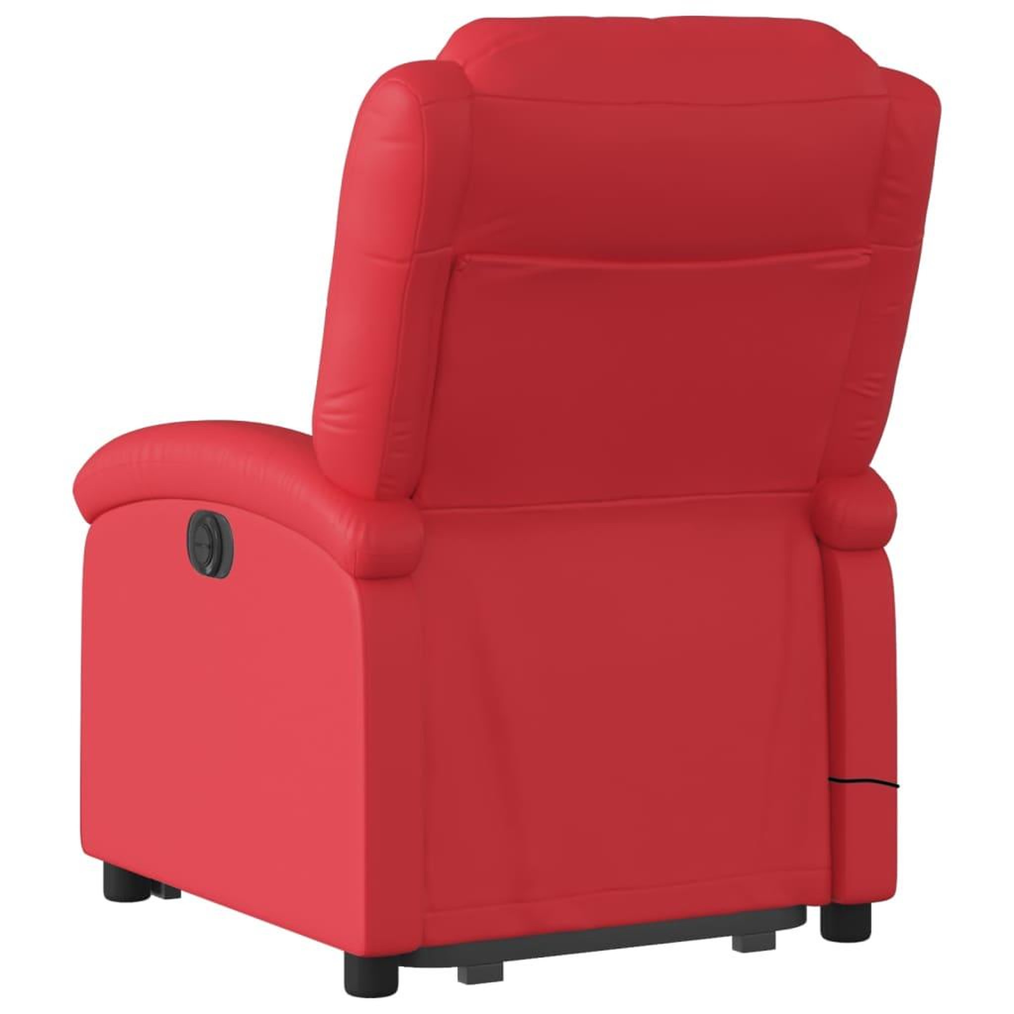 Voir la diapositive 5 : VIDAXL Fauteuil inclinable de massage Rouge Similicuir