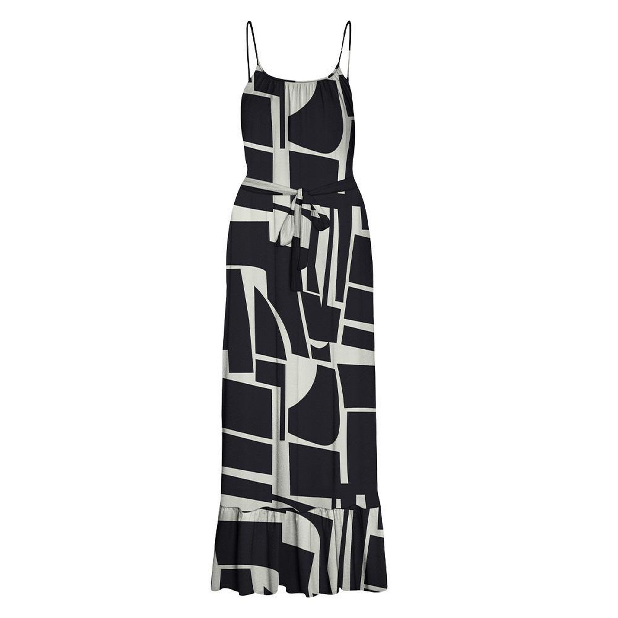 Voir la diapositive 3 : Vero Moda Robe Noir/Beige Femme Vero Moda Easy