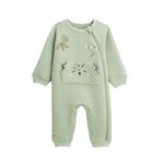 Petit Béguin Surpyjama bébé en coton matelassé Boavista. Coloris disponibles : Vert