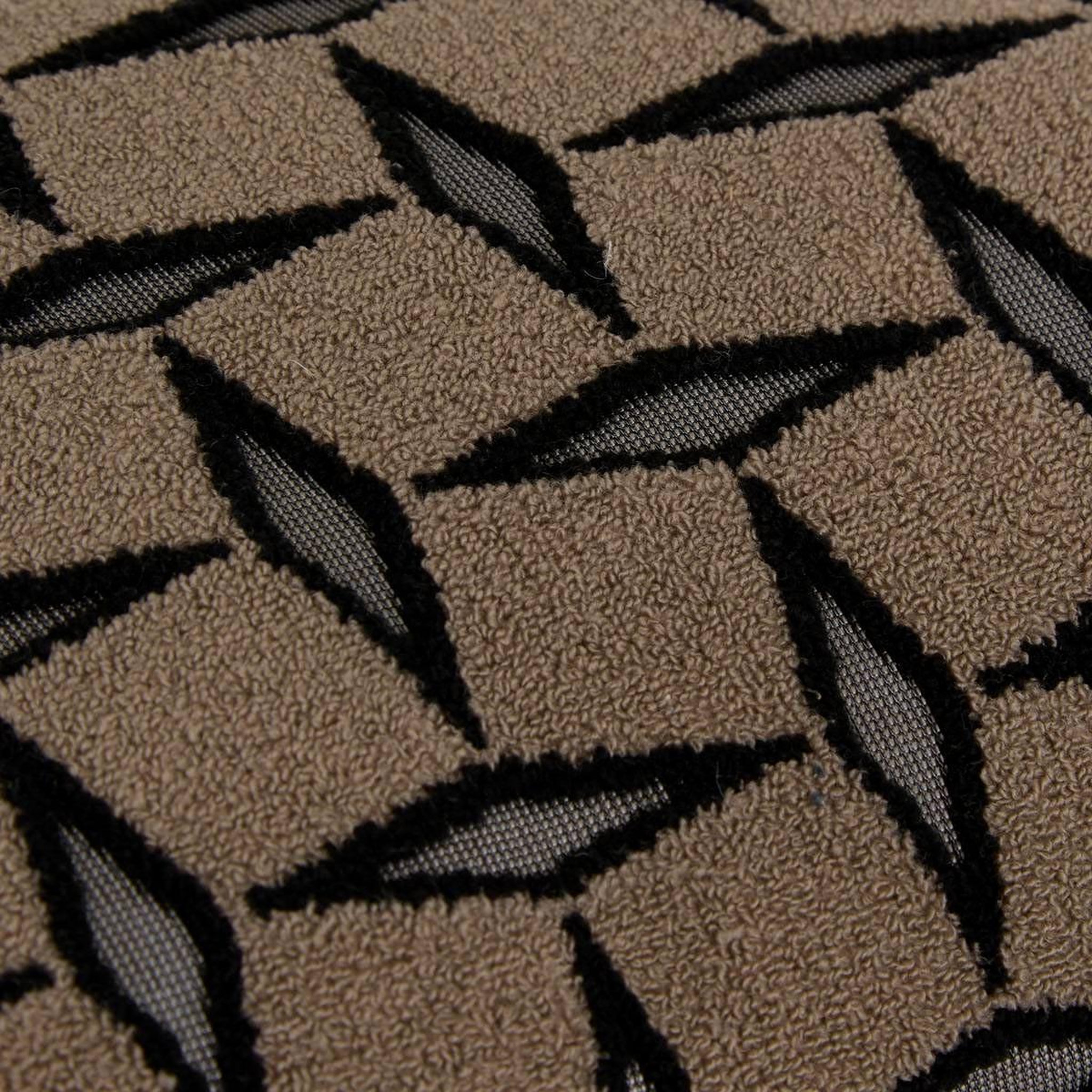 Voir la diapositive 4 : ATMOSPHERA Coussin déco jacquard  diamant  30x50cm marron