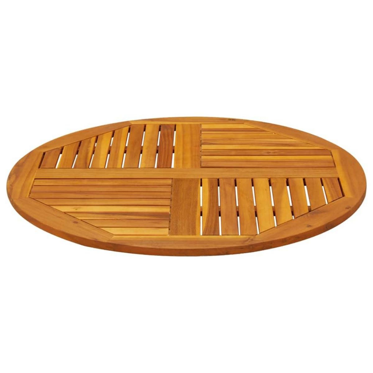 VIDAXL Dessus de table Ø90x2,2 cm rond bois massif d'acacia