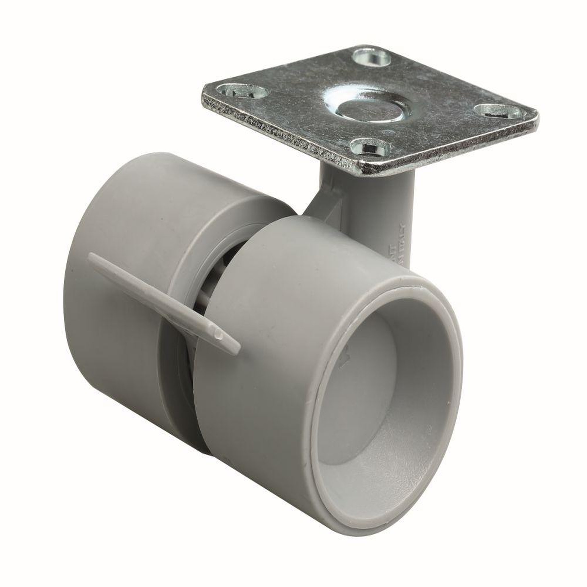 CENTRALE BRICO Roulette de meuble formula 40mm caoutchouc gris