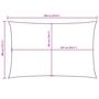 Voir la diapositive 6 : VIDAXL Voile de parasol tissu oxford rectangulaire 4x7 m marron