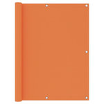VIDAXL Ecran de balcon Orange 120x600 cm Tissu Oxford