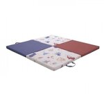 TINEO Tapis Malin Trésors de l'océan 3 en 1 - Evolutif - Déhoussable - 120x120x5 cm