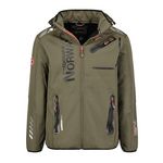 GEOGRAPHICAL NORWAY Parka Softshell /Noir Homme Geographical Norway Royaute WW1973H. Coloris disponibles : Vert