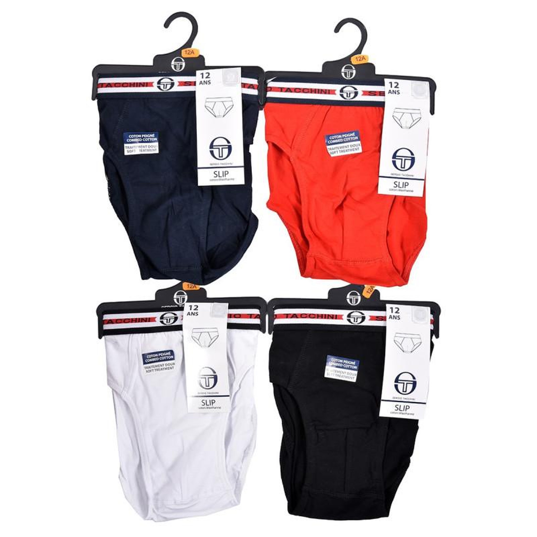 Voir la diapositive 3 : SERGIO TACCHINI Slip Enfant SERGIO TACCHINI Lot de 4