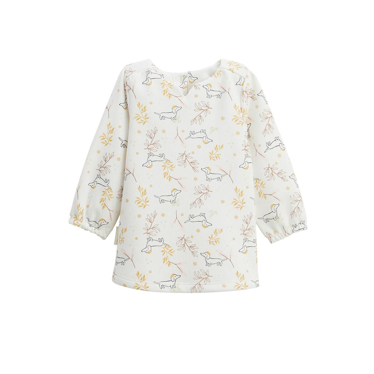 Petit Béguin Ensemble bébé robe et legging en molleton Emilie