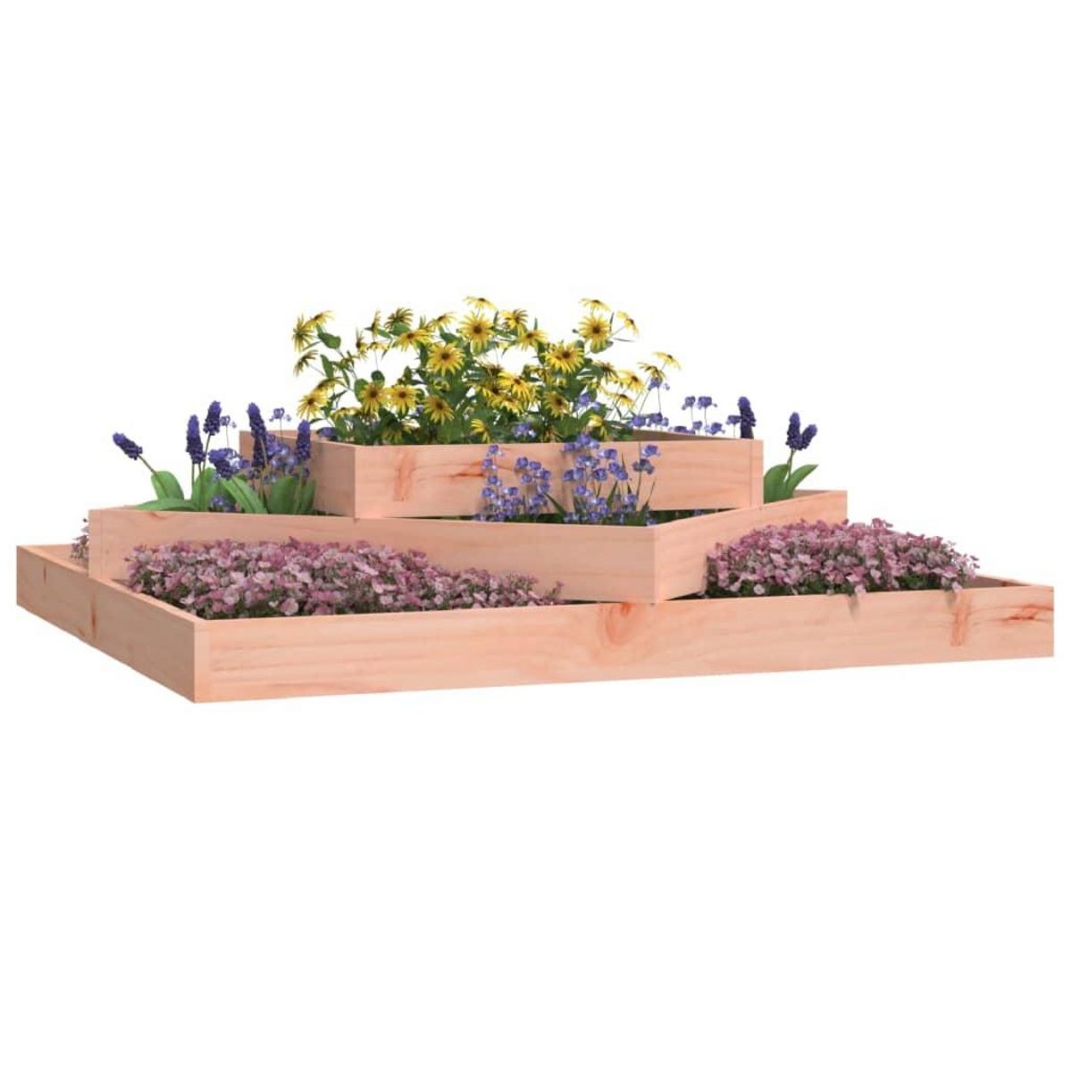 VIDAXL Jardiniere 112x112x27 cm Bois de douglas massif