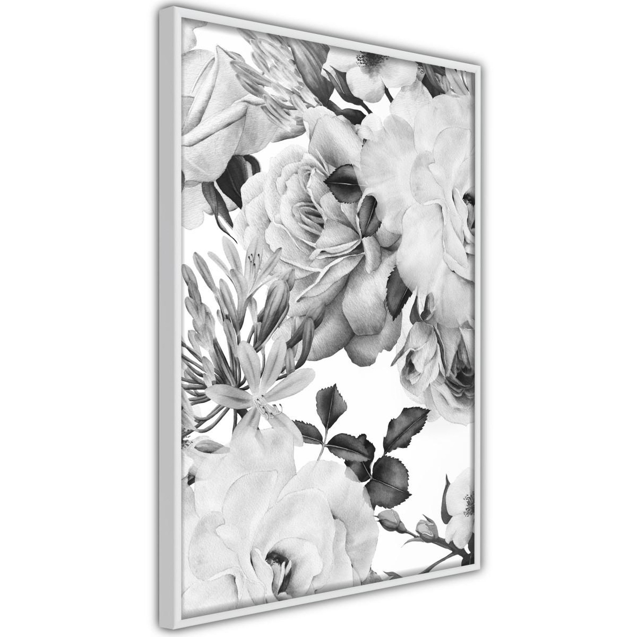 Paris Prix Affiche murale encadrée  black and white nature