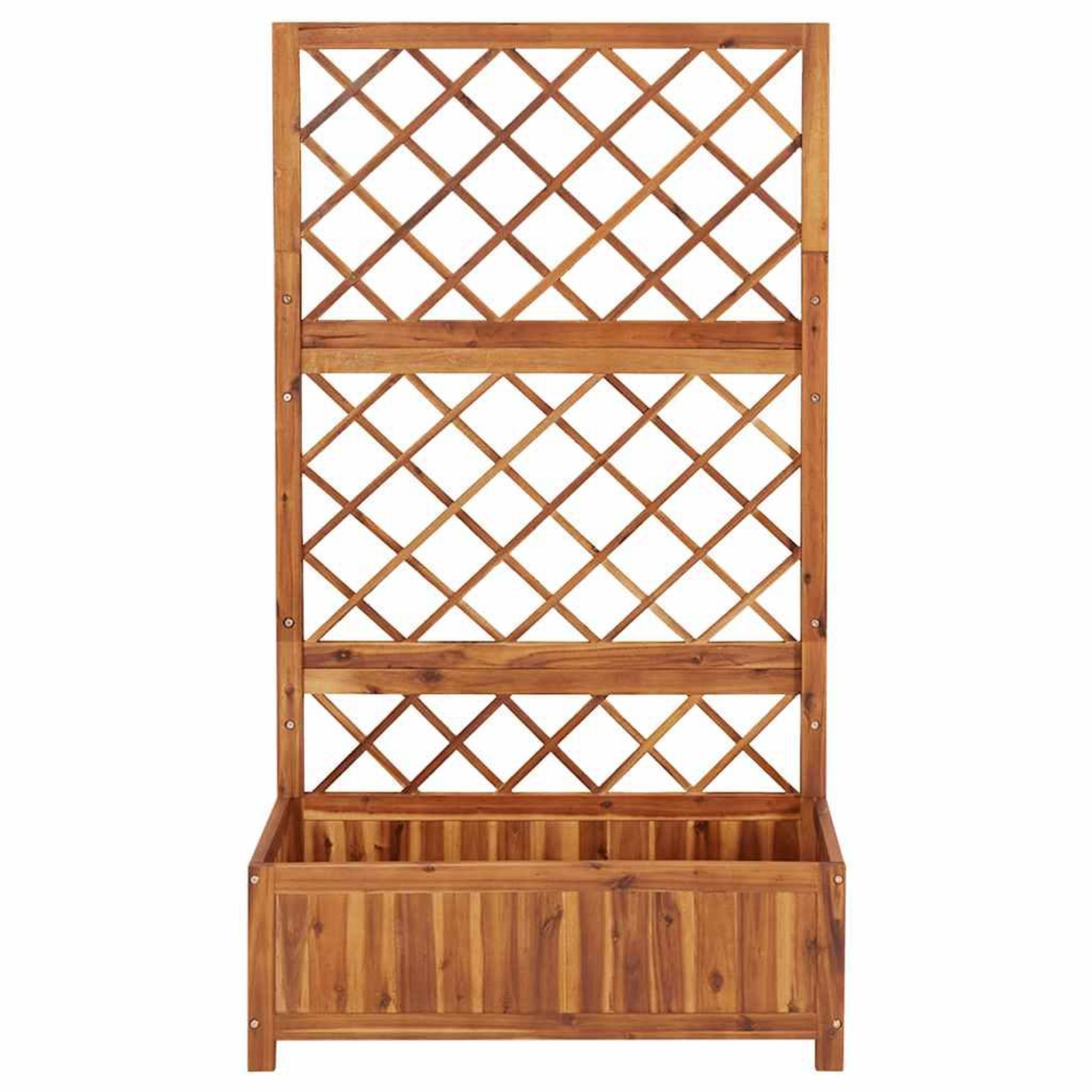 Voir la diapositive 4 : VIDAXL Lit sureleve avec treillis 85x38x150 cm bois massif d'acacia