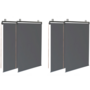 Voir la diapositive 5 : ID MARKET Pergola édition luxe lames orientables 3x4 M et 4 stores gris anthracite