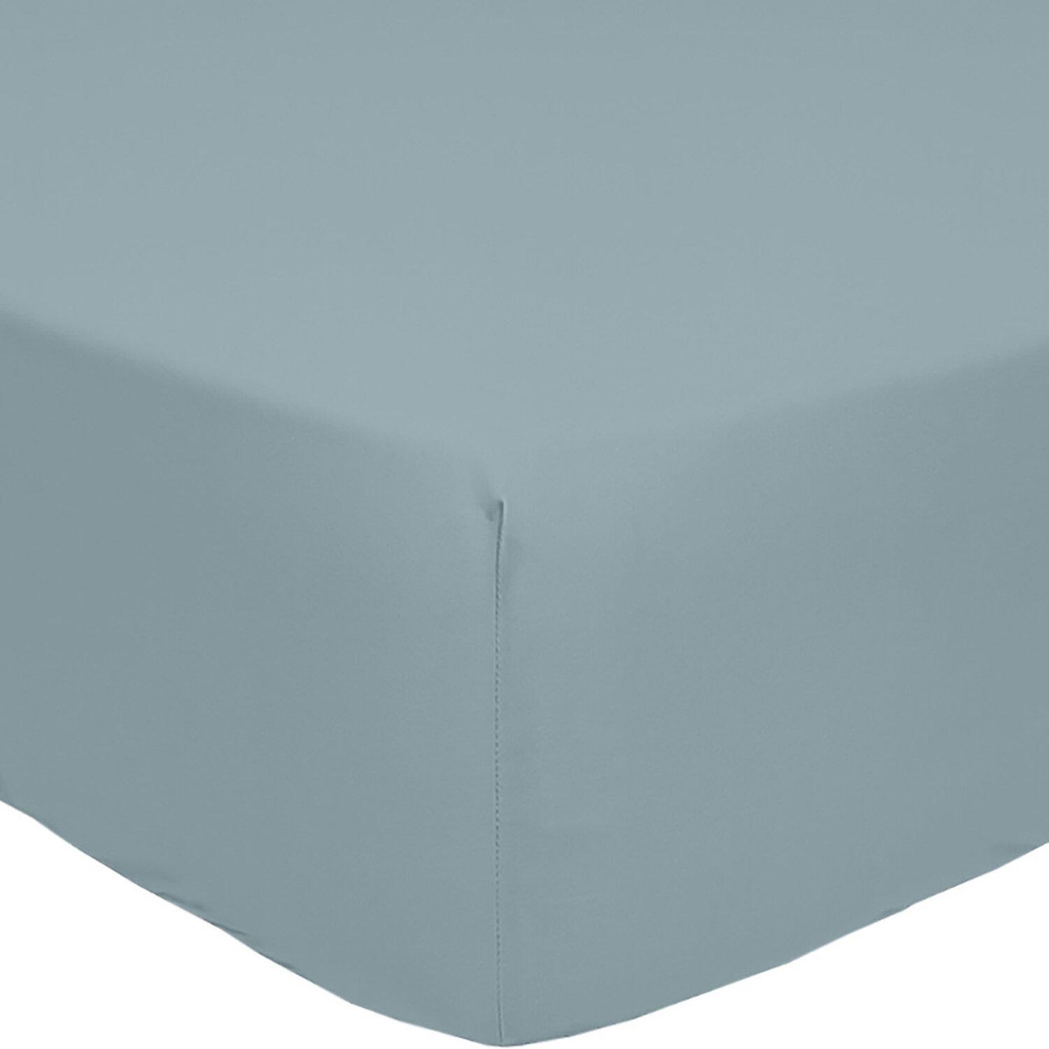 Voir la diapositive 1 : Home collection Drap housse, bonnet 30cm 100% percale de coton 80fils