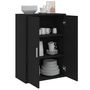 Voir la diapositive 4 : VIDAXL Buffet noir 60x31x84 cm bois d'ingenierie