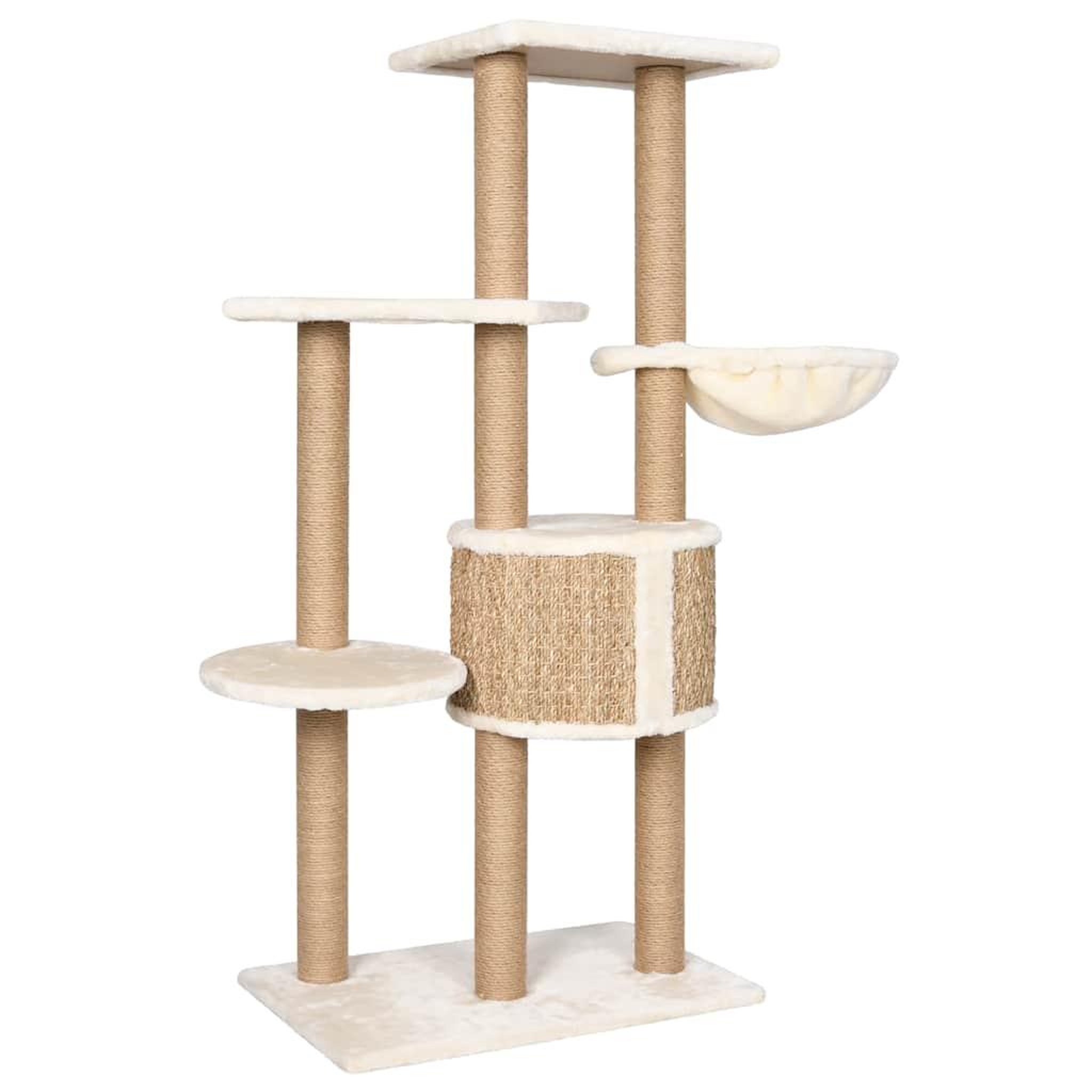 Voir la diapositive 5 : VIDAXL Arbre a chat avec griffoirs 126 cm herbiers marins